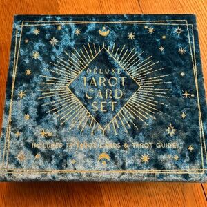 Deluxe Tarot Card Set - Blue in box, never opened